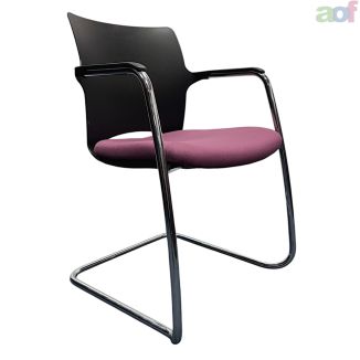 Second Hand Meeting Chair - Pink Seat
