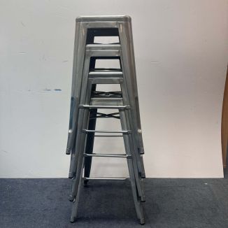 Used Metal Stools - Stacked