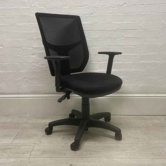 Used City Mesh Back Office Chair - Black