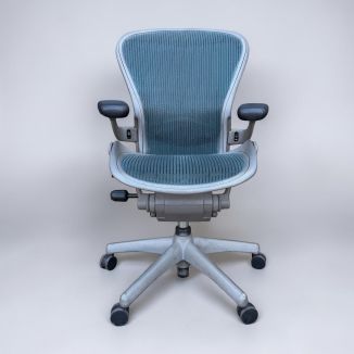 Second Hand Herman Miller Aeron Chair - Green Mesh - Main