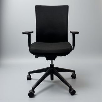 Used Actiu Black Fabric Office Chair - Front