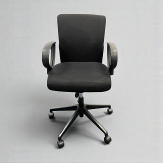 Used Orangebox Black Fabric Office Chair - Front
