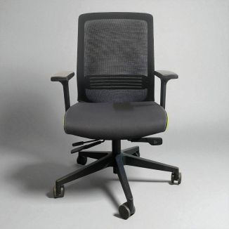 Used Elite Mesh Back Office Chair - Grey & Green