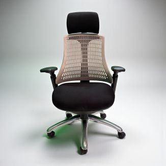 Used Office Chair - Black & Cream