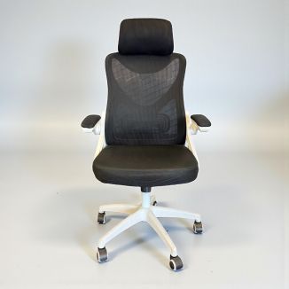 Used Black Mesh Back Office Chair - Front