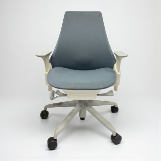 Used Herman Miller Sayl Chair - Grey/Blue - Front