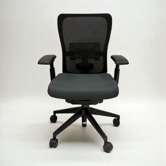 Used Haworth Zody Office Chair - Black Base - Front