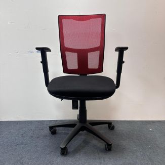 Used Red Mesh Back Office Chair