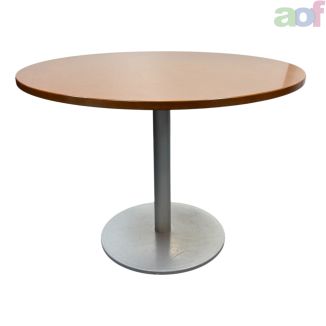 Second Hand Round Beech Meeting Table
