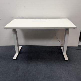 Used White Sit Stand Desk