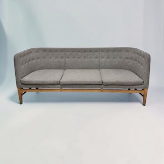 Second Hand Grey Fabric Sofa