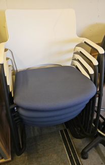 Used Stacking Chairs - Set of 5