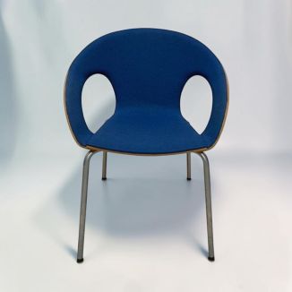 Used Allermuir Stacking Chair - Chrome Legs