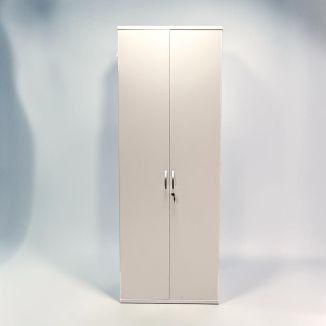 Used White Stationery Cupboard - Front
