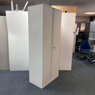 Used Triumph White Stationery Cupboard