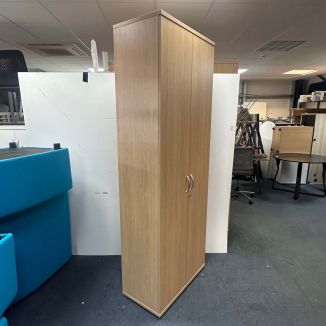 Used Unite Dublin Oak Cupboard - 2210mm