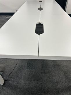 Second Hand 6 Person Light Grey Bench Desk