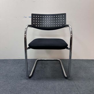 Used Vitra Visavis Meeting Chair - Chrome Frame