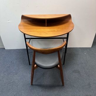 Used Walnut Table & Chair Set