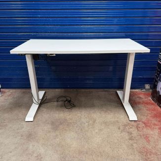 Used White Sit Stand Desk