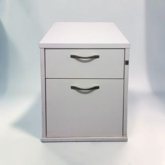 Used White 2 Drawer Pedestal
