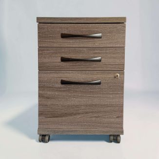Second Hand Royal Oak Mobile Pedestal - Front