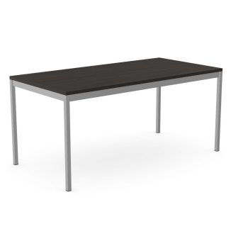 Unite Plus Meeting Table - 1600mm - Harbour Oak - Silver Legs