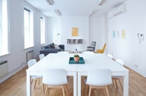 White Office Furniture Creates a Brighter Environment