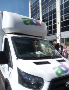 Andrews Office Furniture Delivery Van In London