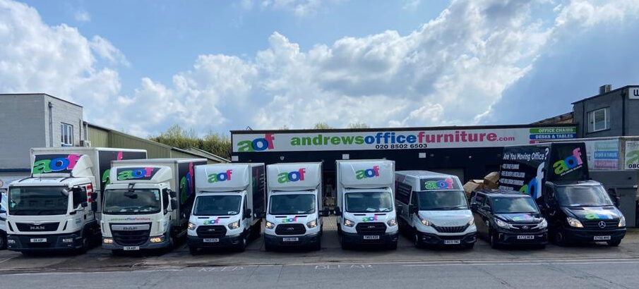 Andrews Office Furniture teams ready to deliver across London