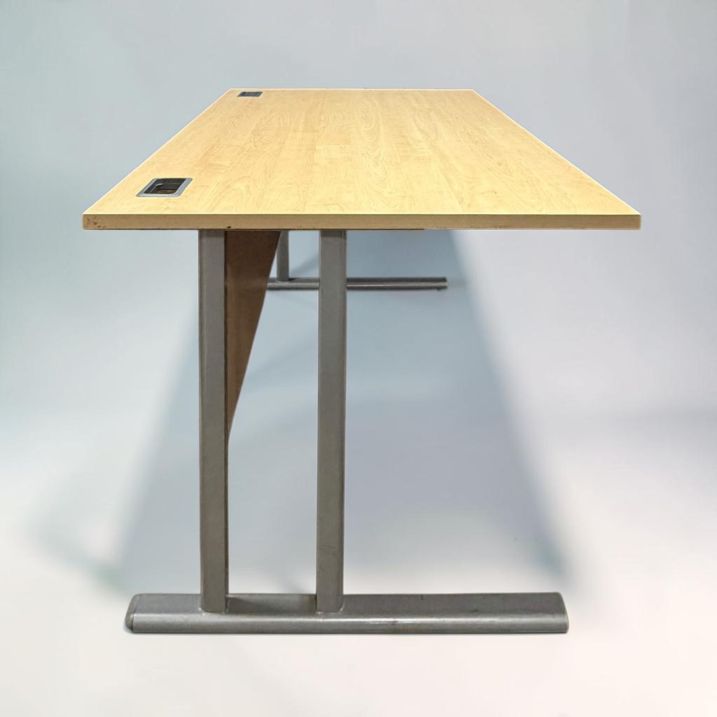 Used commercial office desk worktop inspected for condition and durability